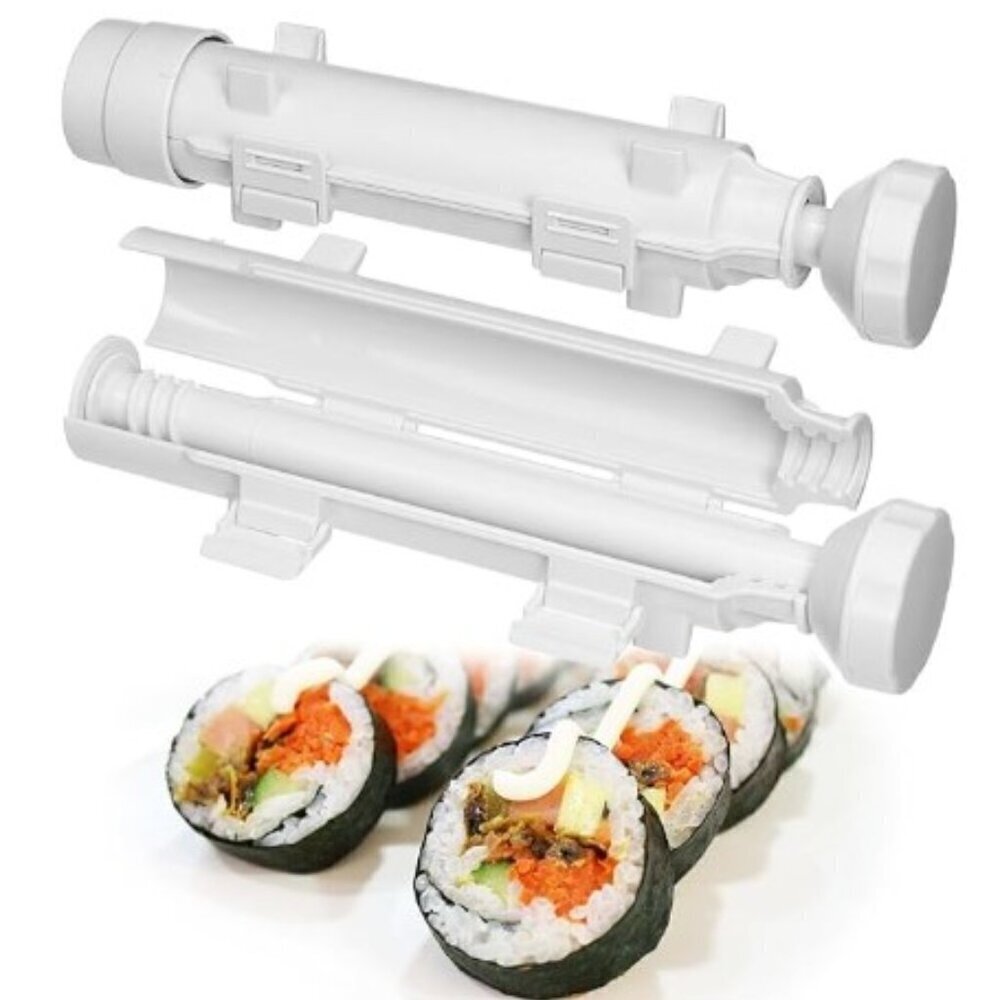 SUSHI DIY MAKER TOOL ROOLER MEAT VEGETALBES BAZOOKA RICE MOLD TOOLS TUBE SHAPE